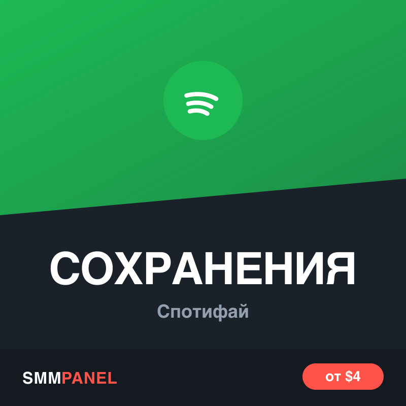 Сохранения трека в Spotify